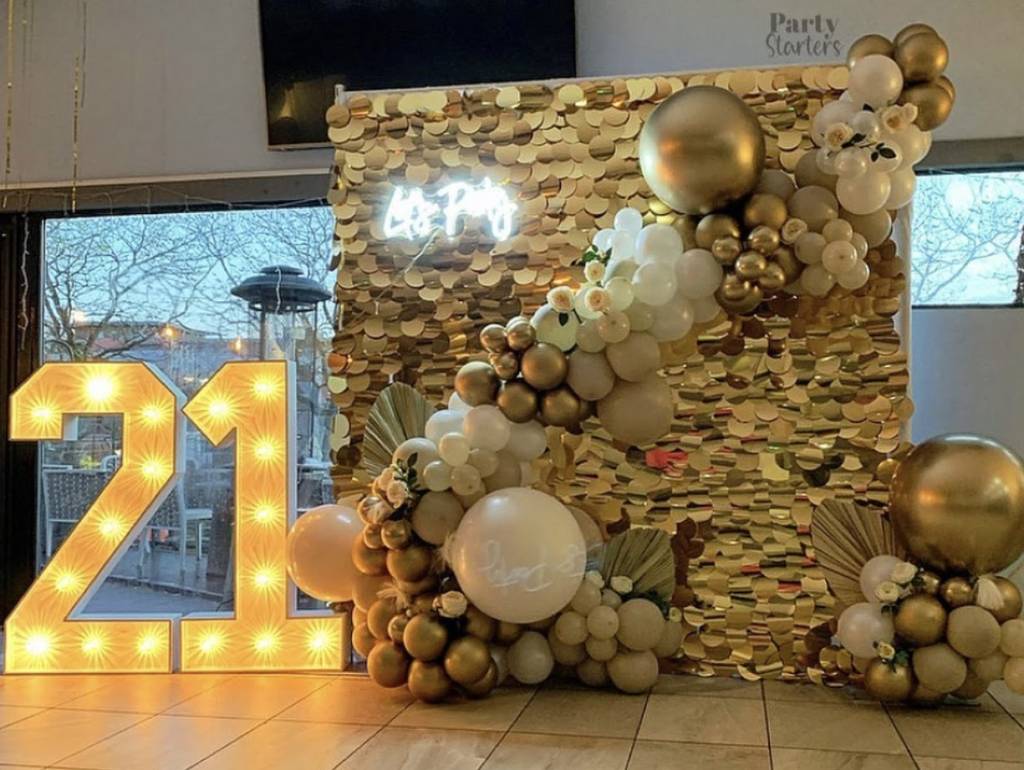 Gold Giant Sequin Wall
