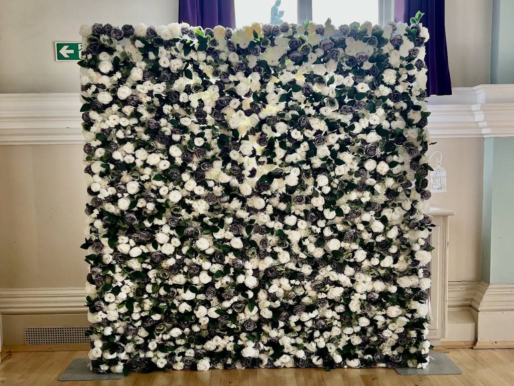 Lilac Greenery Flower wall