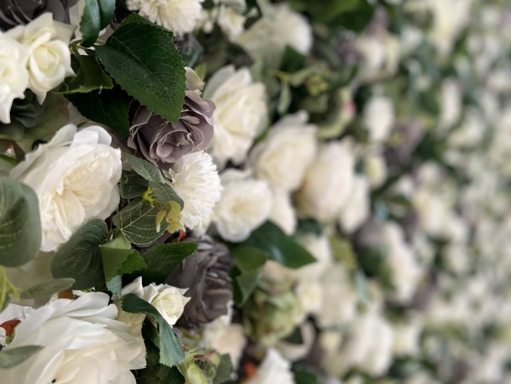 Lilac Greenery Flower wall